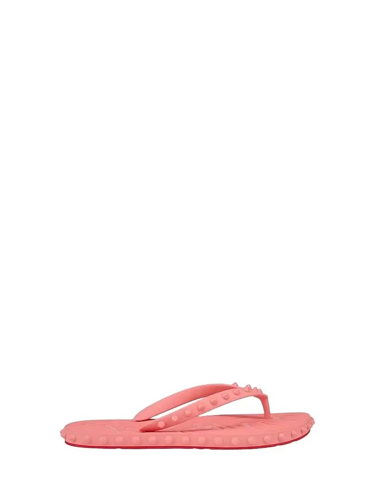 Christian Louboutin Women's Super Loubi Flip Flops - Grapefruit