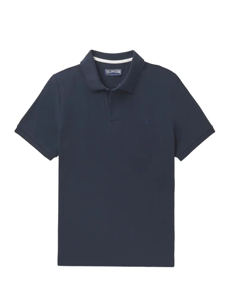 Vilebrequin Slim-Fit Logo-Embroidered Cotton-Piqué Polo Shirt - Men