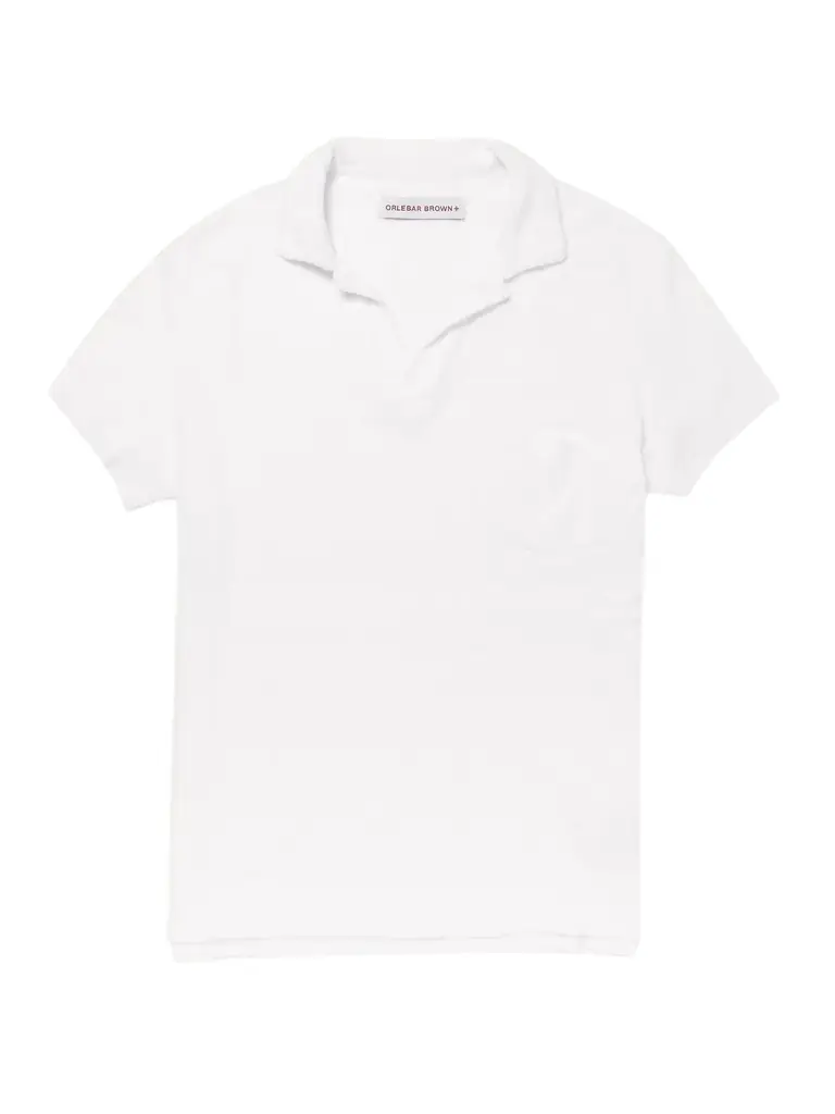 Orlebar Brown Slim-Fit Camp-Collar Cotton-Terry Polo Shirt - Men