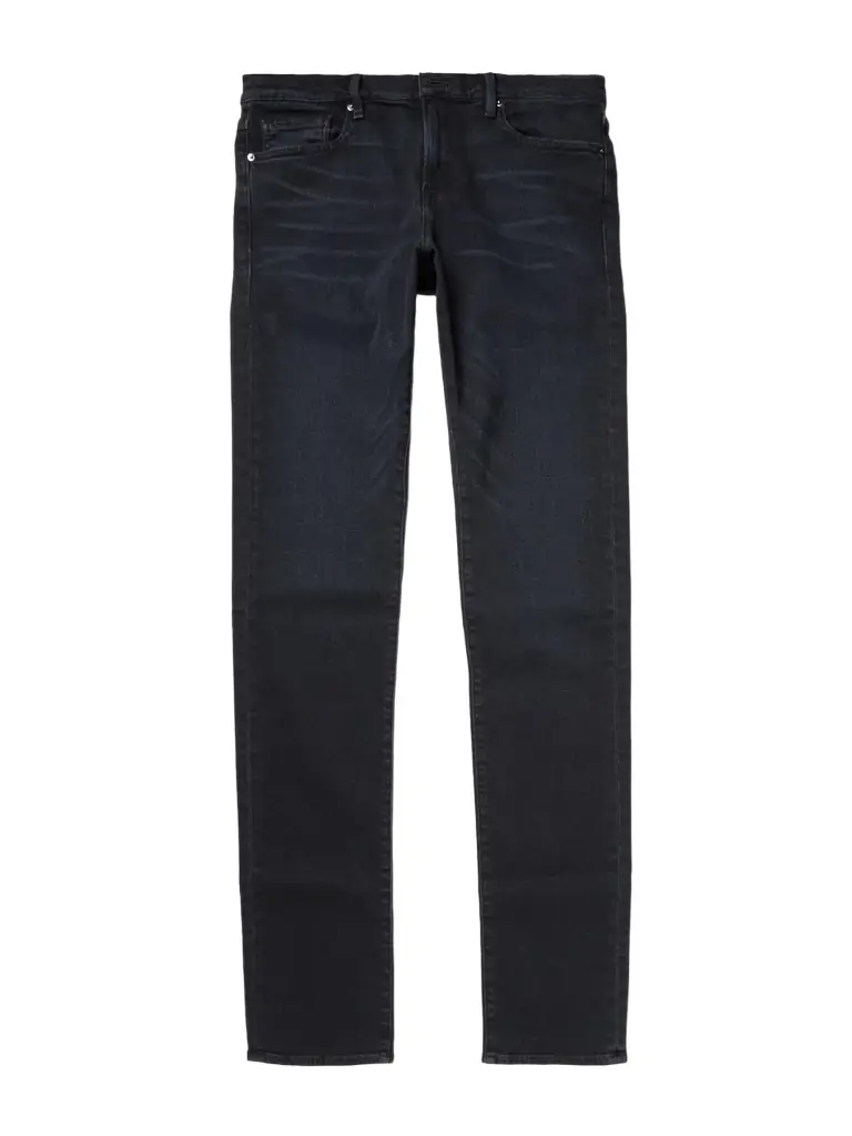 Frame L'Homme Slim-Fit Dry Denim Jeans - Men