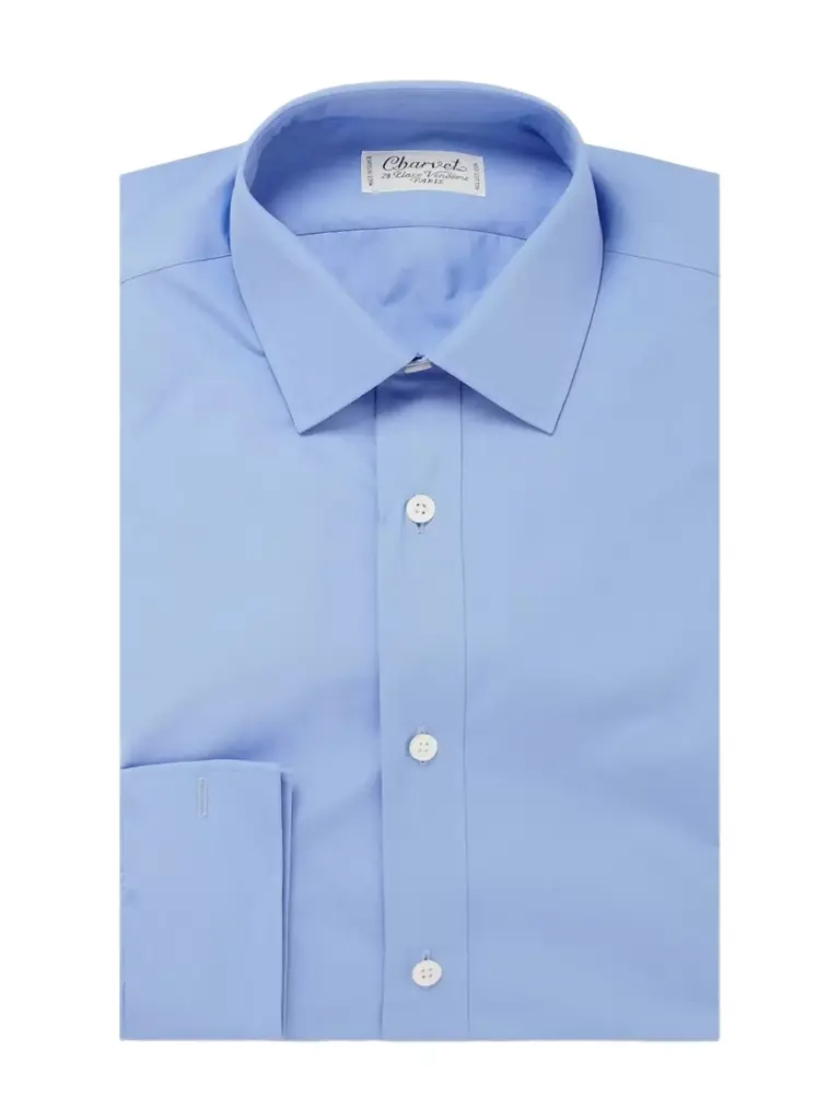 Charvet Blue Cotton Shirt - Men