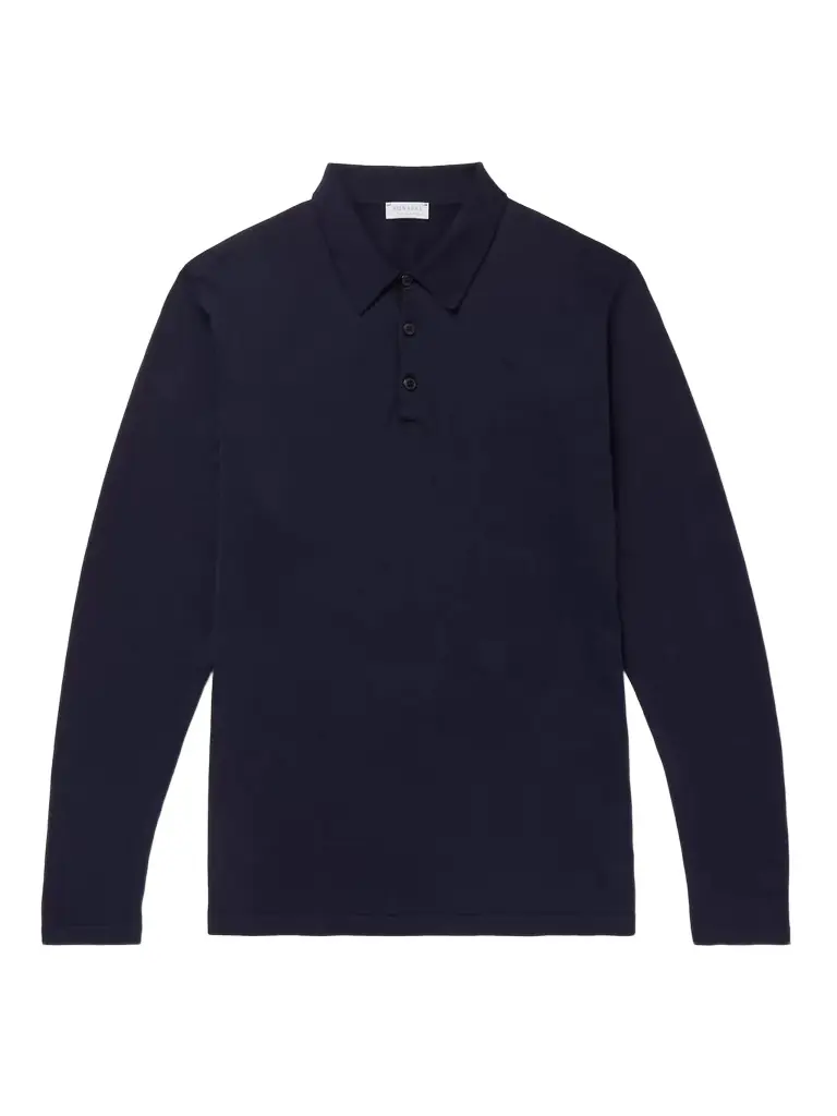 Sunspel Sea Island Cotton-Jersey Polo Shirt - Men
