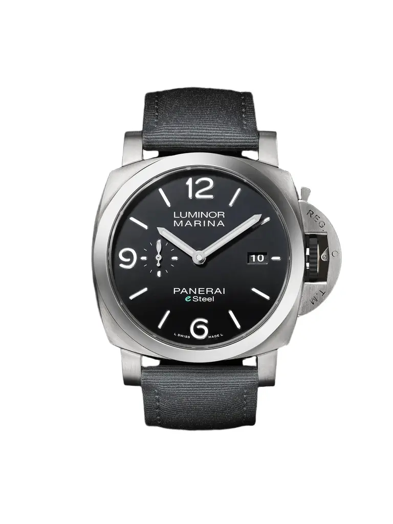 Panerai Luminor Marina Automatic 44mm eSteel and Recycled PET Watch, Ref. No. PAM01158 - Men