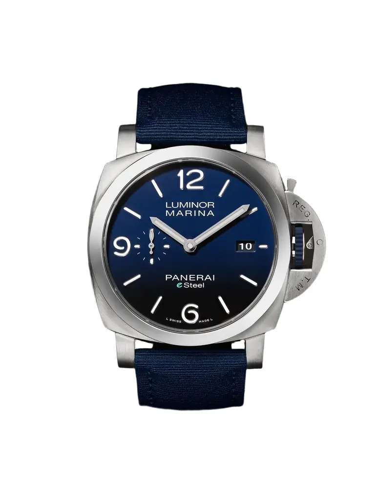 Panerai Luminor Marina Automatic 44mm eSteel and Recycled PET Watch, Ref. No. PAM01157 - Men