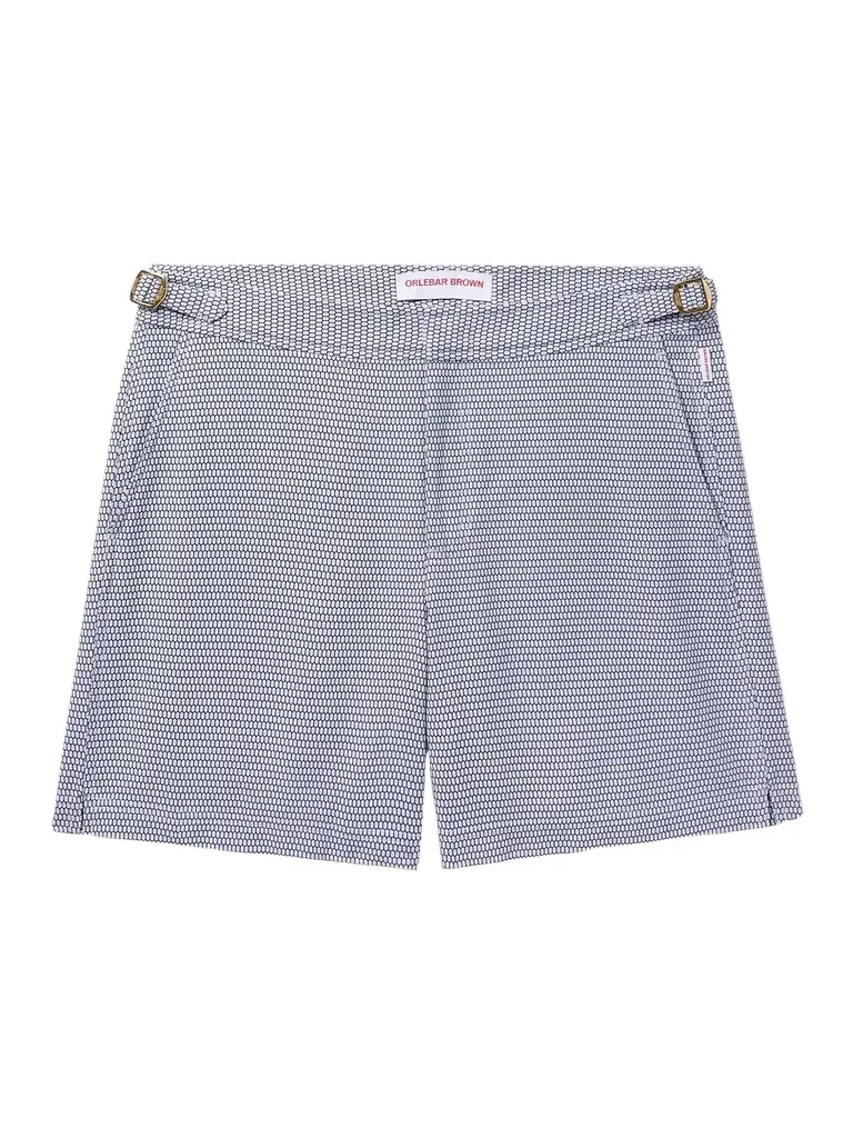 Orlebar Brown Bulldog X Fenella Slim-Fit Mid-Length Jacquard Swim Shorts - Men