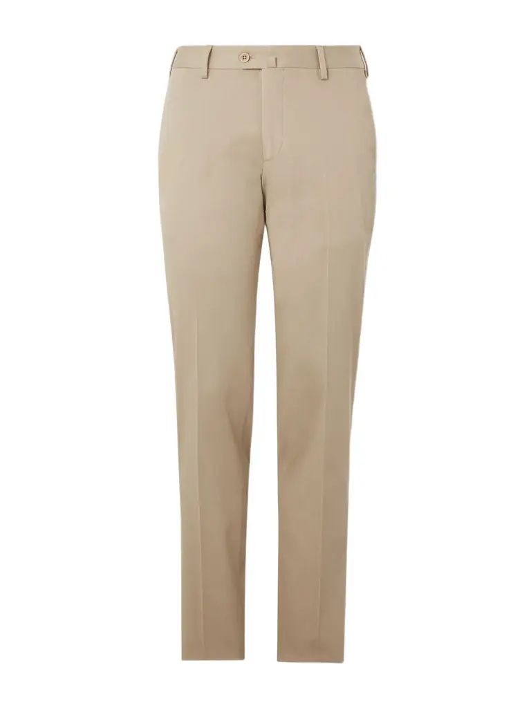 Loro Piana Slim-Fit Tapered Stretch-Cotton Twill Trousers - Men