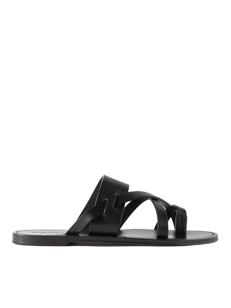 Saint Laurent Culver Leather Sandals - Men