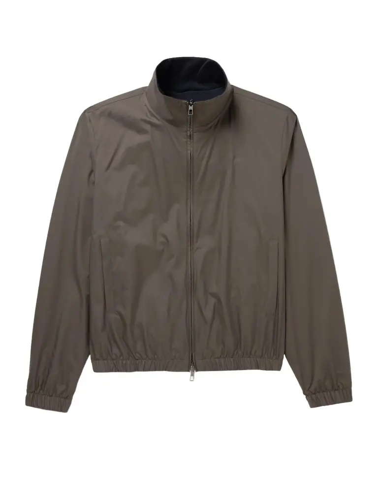 Loro Piana Windmate Reversible Shell and Cashmere Bomber Jacket - Men