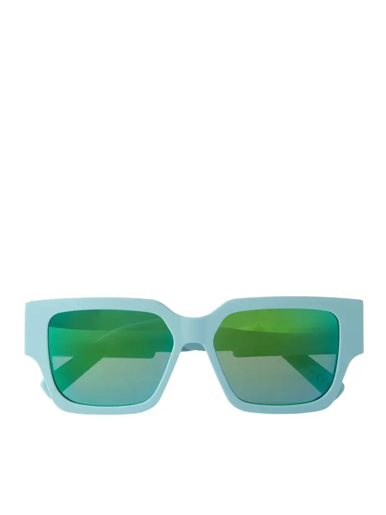 DIOR Eyewear CD SU Square-Frame Acetate and Silver-Tone Sunglasses - Men