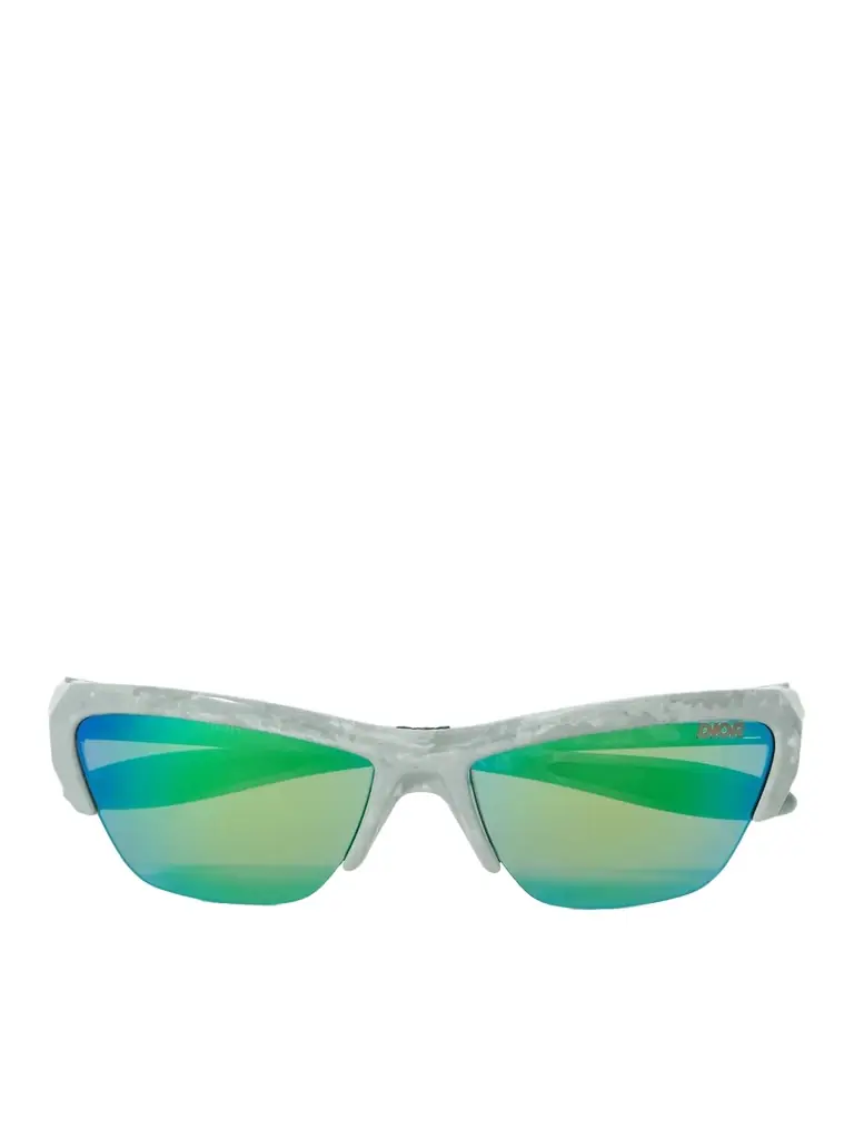 DIOR Eyewear Diorbay S1U Rectangular-Frame Acetate Mirrored Sunglasses - Men