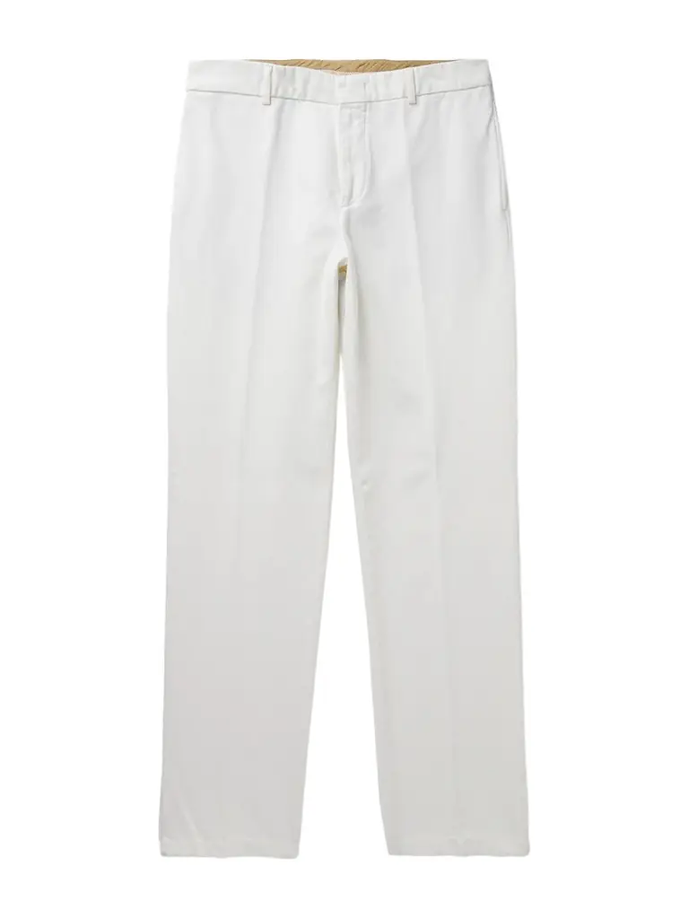 Loro Piana Merse Straight-Leg Cotton-Twill Trousers - Men