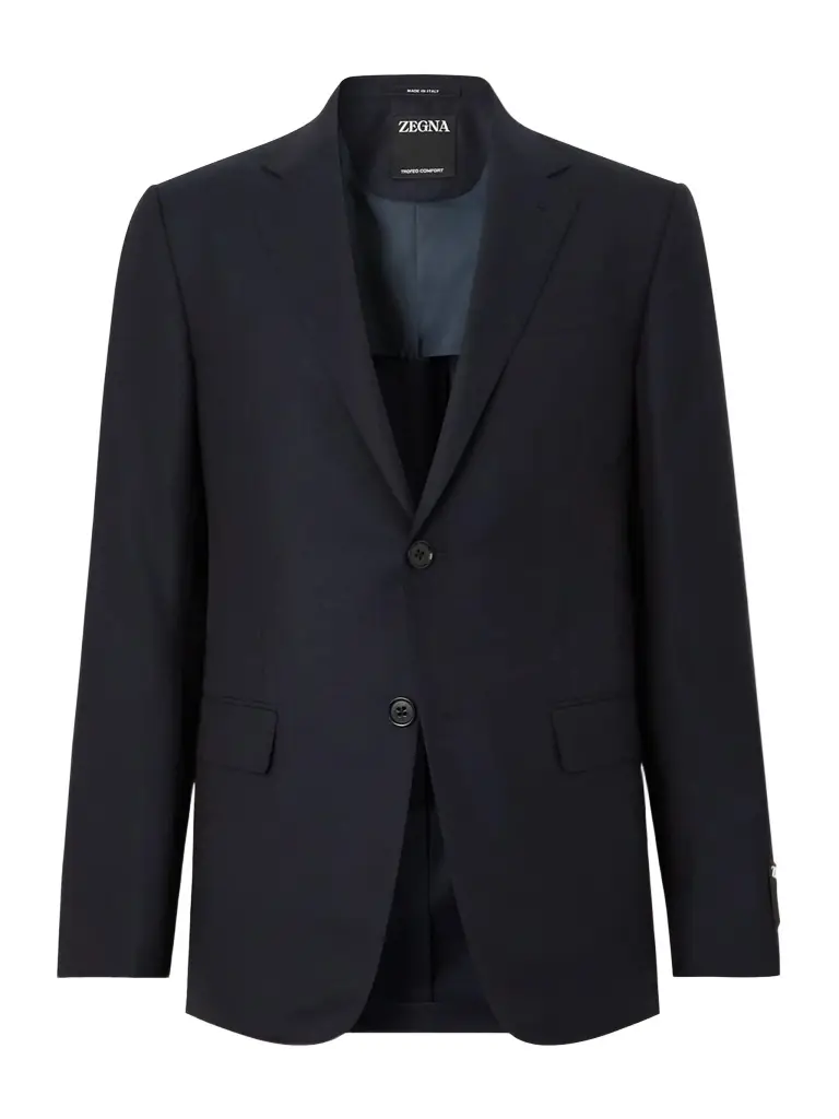 Zegna Wool-Blend Blazer - Men