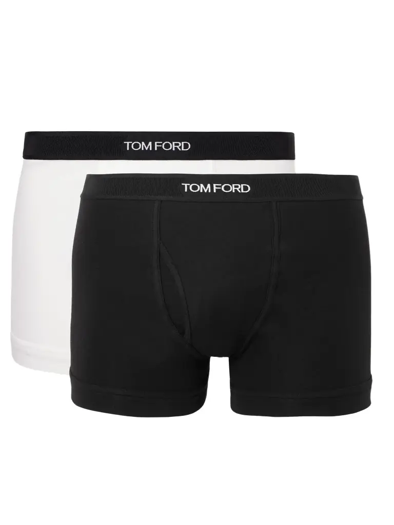 Tom Ford Two-Pack Stretch-Cotton Jersey Boxer Briefs - Men