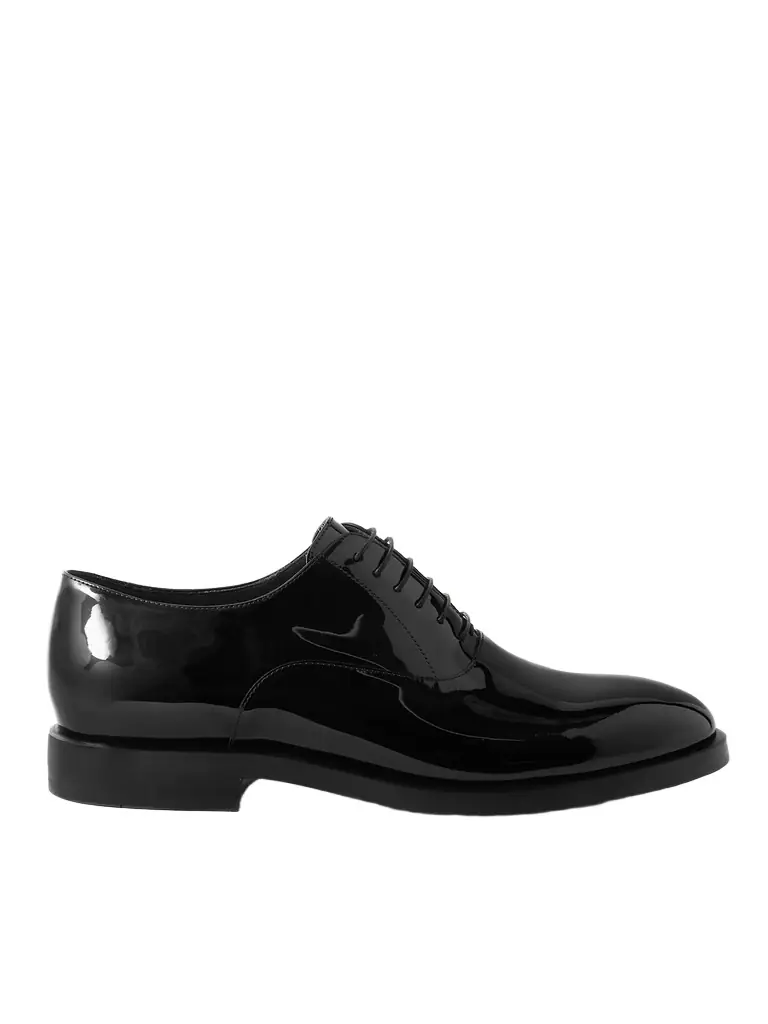 Brunello Cucinelli Patent-Leather Oxford Shoes - Men