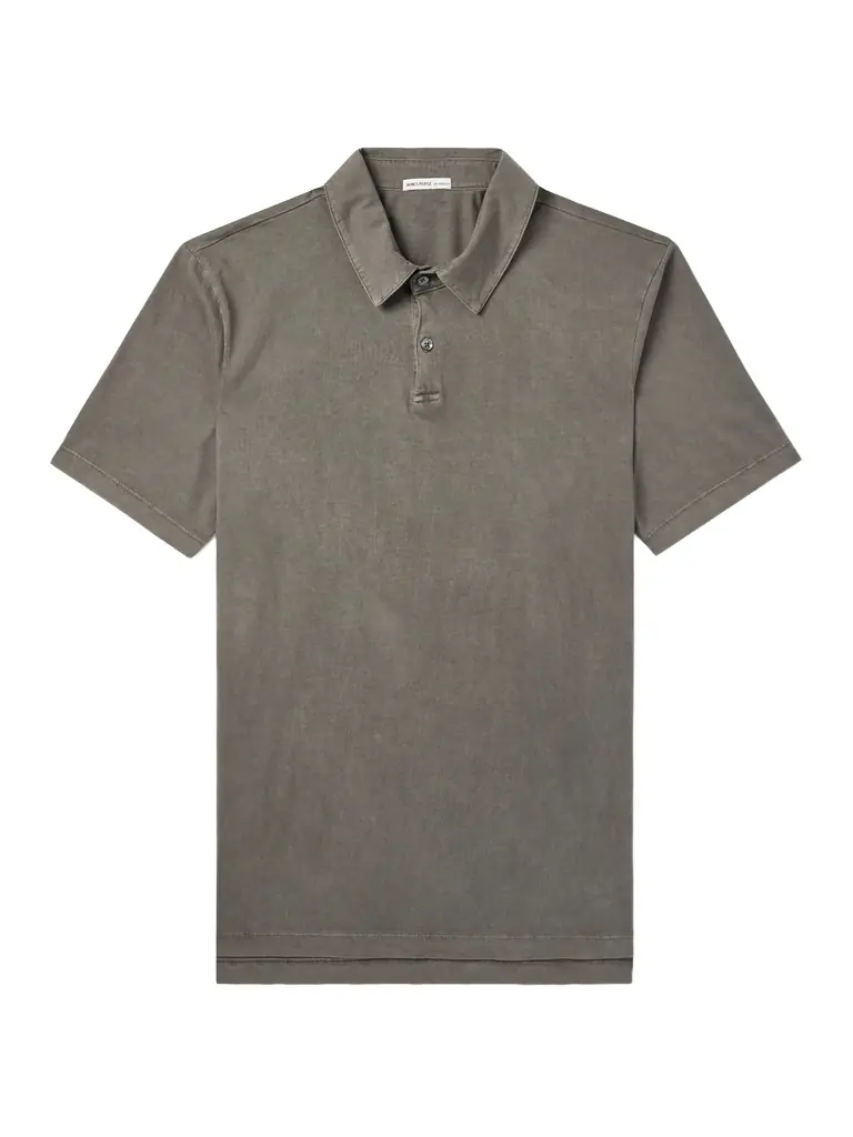 James Perse Supima Cotton-Jersey Polo Shirt - Men