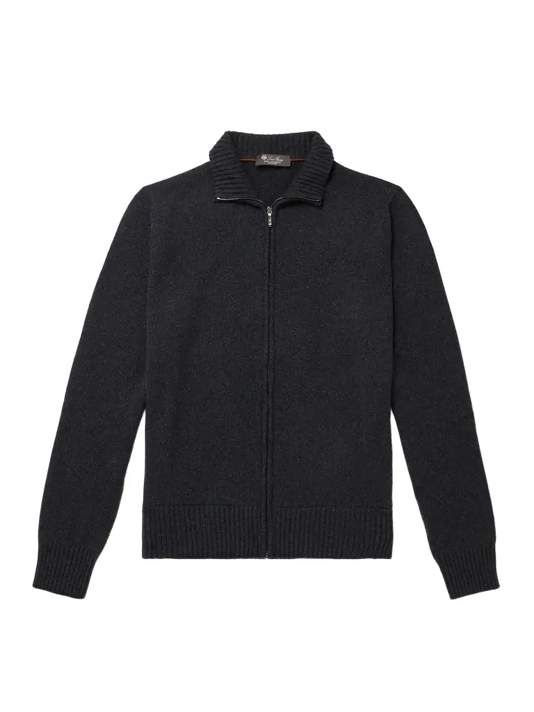 Loro Piana Cashmere Zip-Up Sweater - Men
