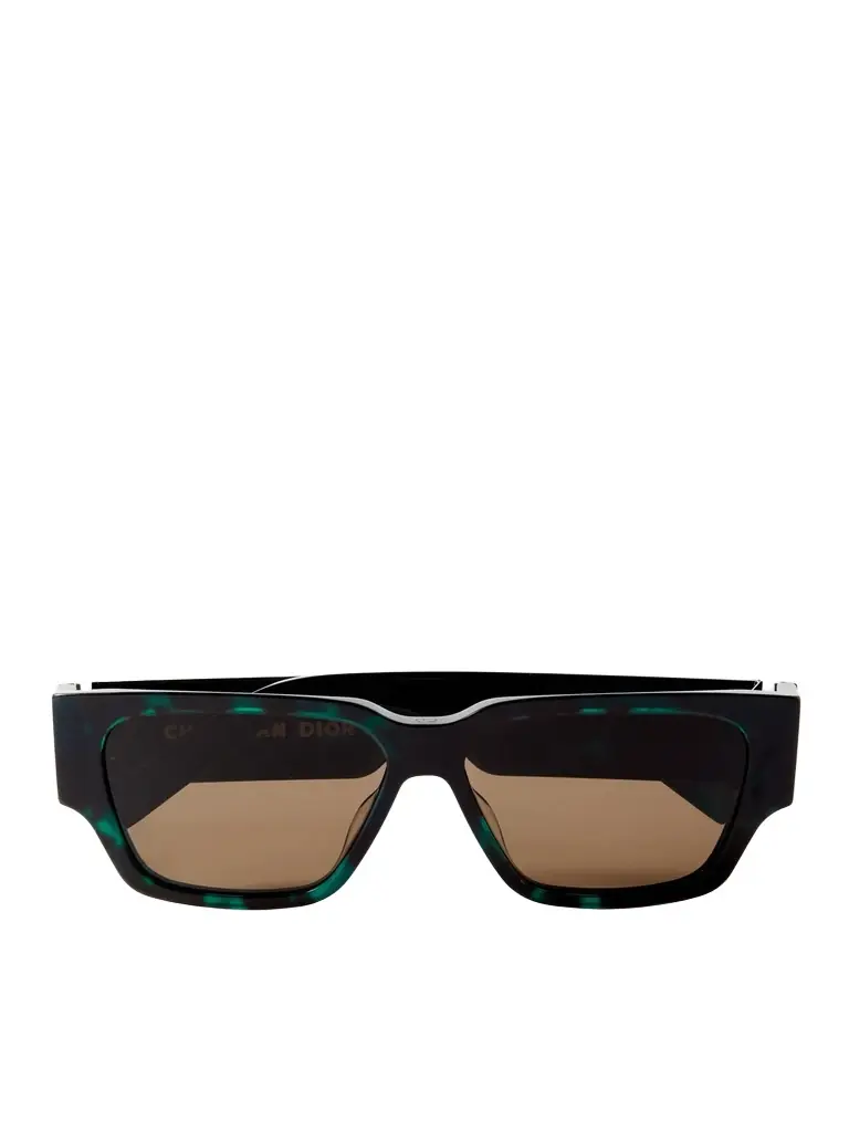 DIOR Eyewear CD Diamond S5I D-Frame Tortoiseshell Acetate and Silver-Tone Sunglasses - Men