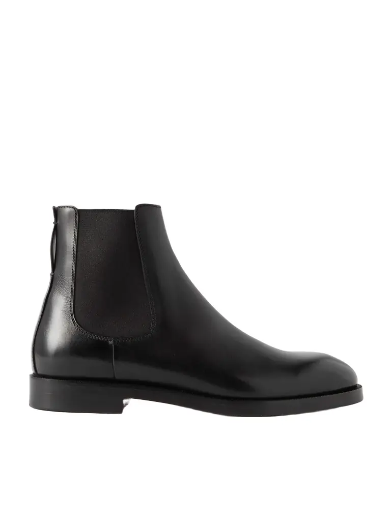 Zegna Torino Leather Chelsea Boots - Men