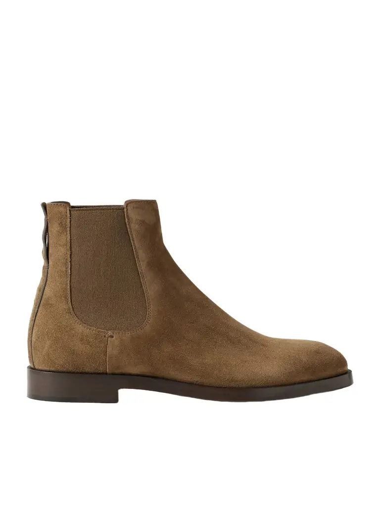 Zegna Torino Suede Chelsea Boots - Men