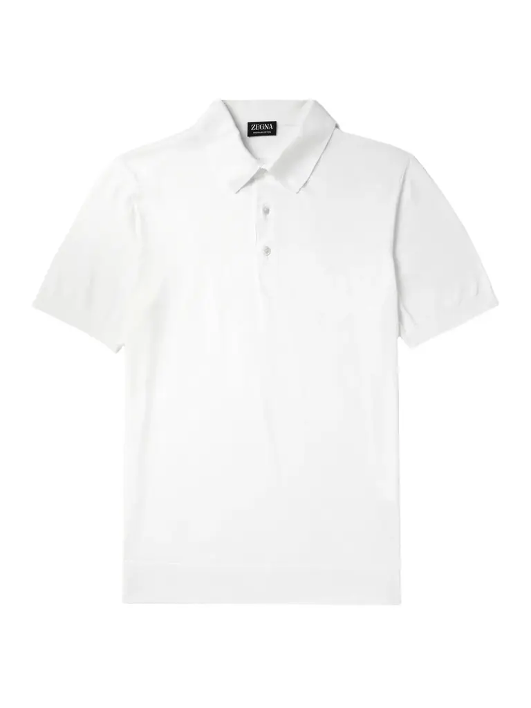 Zegna Cotton Polo Shirt - Men