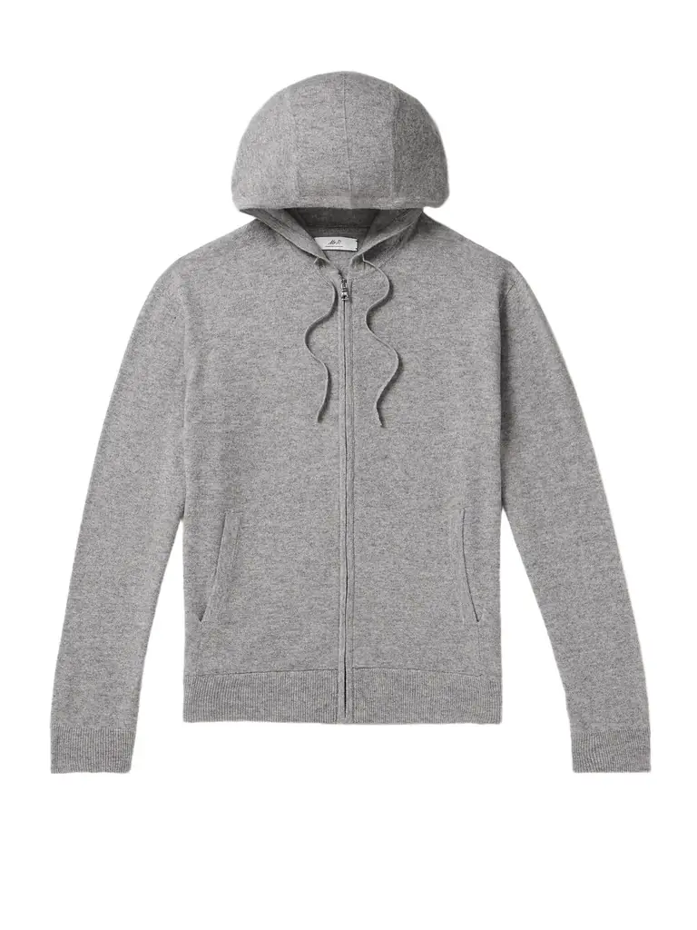 MR P. Wool and Cashmere-Blend Zip-Up Hoodie - Men