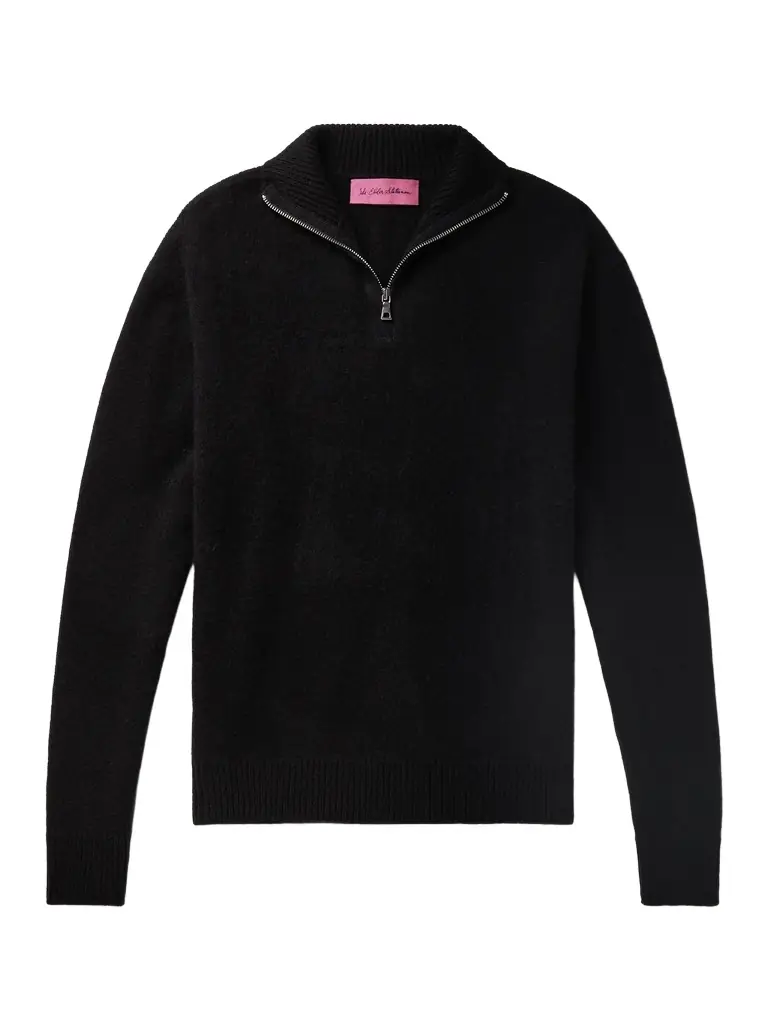 The Elder Statesman Cashmere Half-Zip Sweater - Men