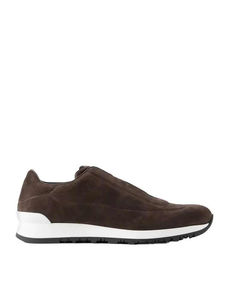 John Lobb Lift Nubuck Slip-On Sneakers - Men