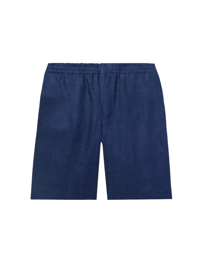 Zegna Straight-Leg Oasi Linen Shorts - Men