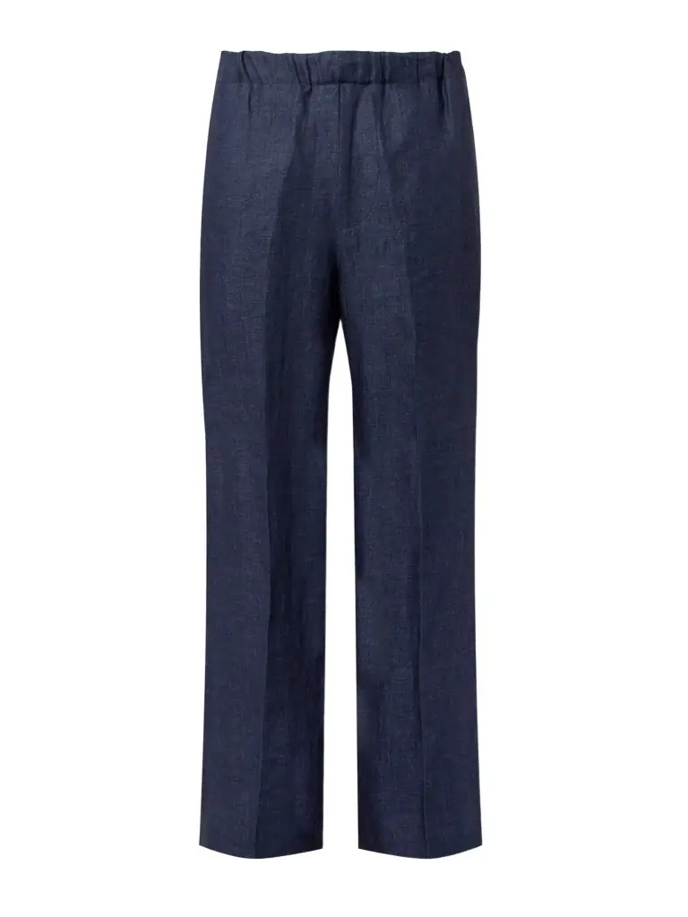 PIACENZA 1733 Straight-Leg Linen Trousers - Men