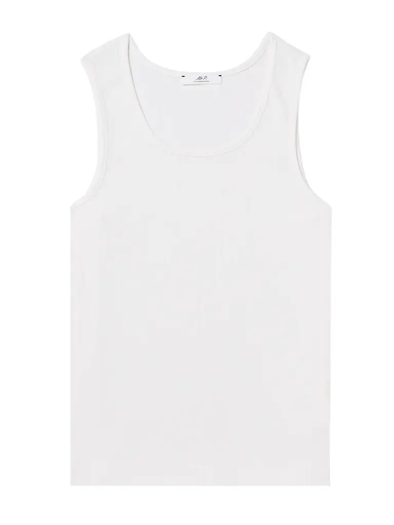 MR P. Ribbed Stretch-Cotton Jersey Tank Top - Men