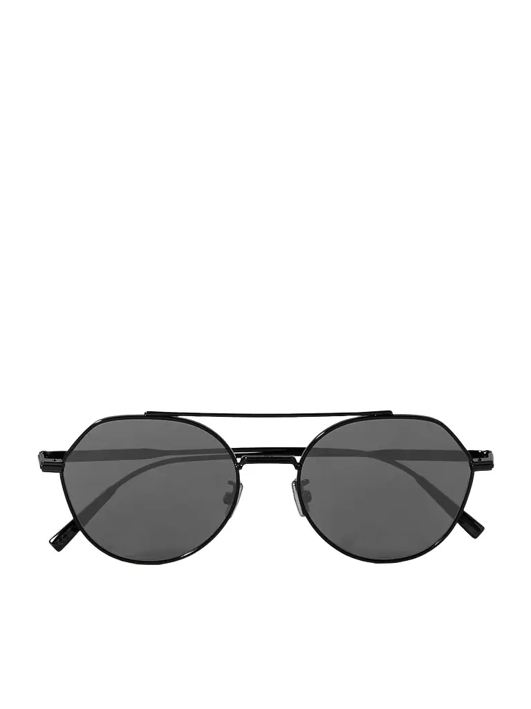 DIOR Eyewear DiorBlackSuit R6U Aviator-Style Metal Sunglasses - Men