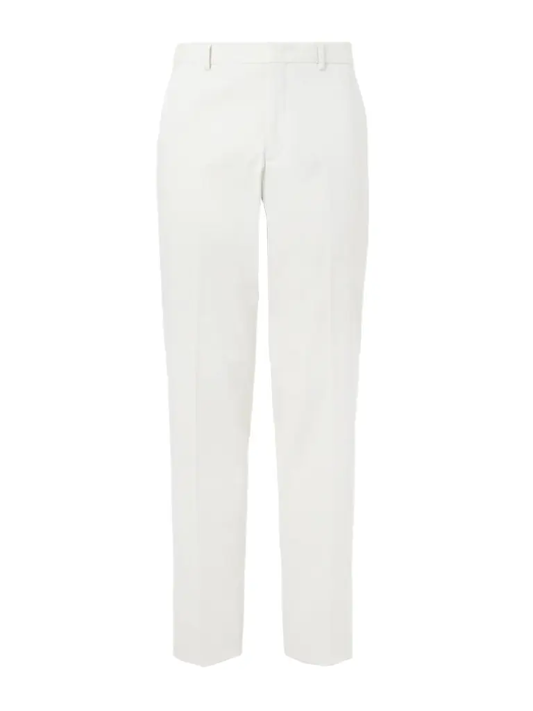 Loro Piana Jarno Austin Straight-Leg Stretch-Cotton Twill Trousers - Men