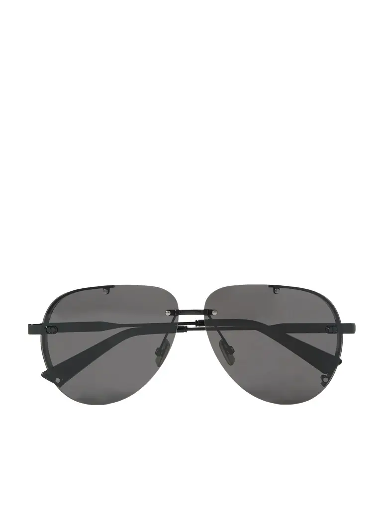DIOR Eyewear NeoDior A1U Aviator-Style Guilloché Gunmetal-Tone Sunglasses - Men - Women's Accessories