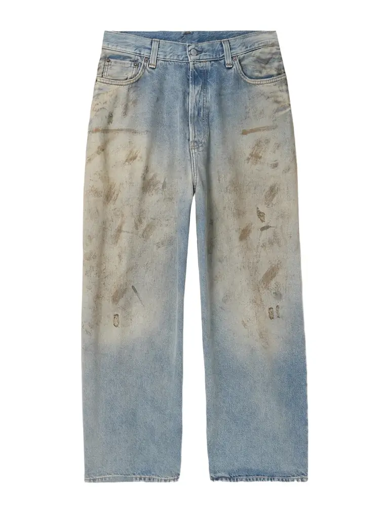 Acne Studios Straight-Leg Distressed Jeans - Men