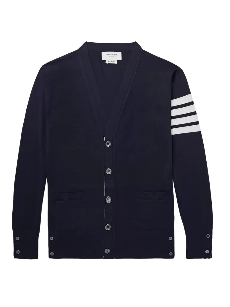 Thom Browne Striped Wool Cardigan - Men