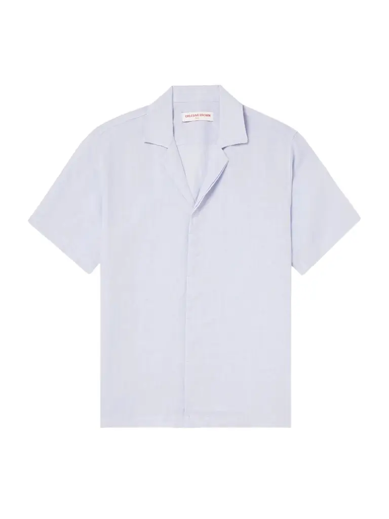 Orlebar Brown Maitan II Camp-Collar Linen Shirt - Men