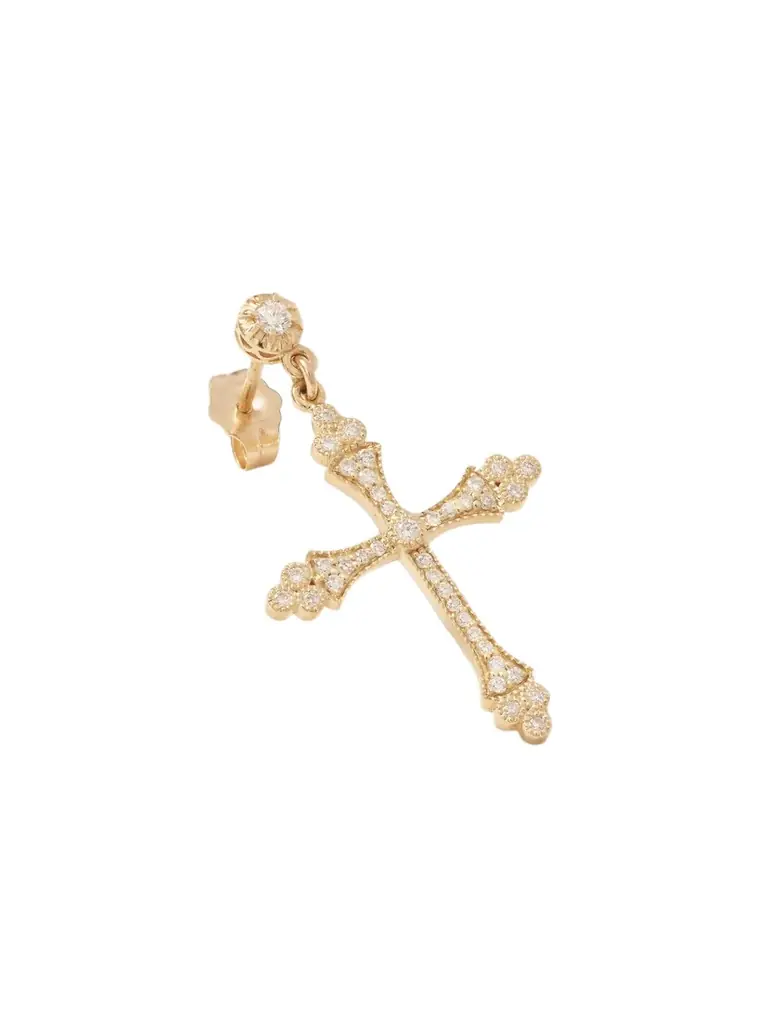 Jacquie Aiche Sophia 14-karat Gold Diamond Single Earring