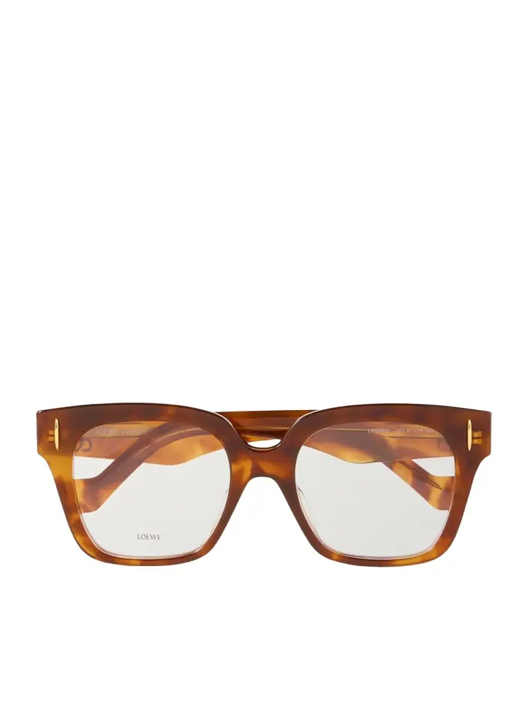 Loewe Square-frame Tortoiseshell Acetate Optical Glasses