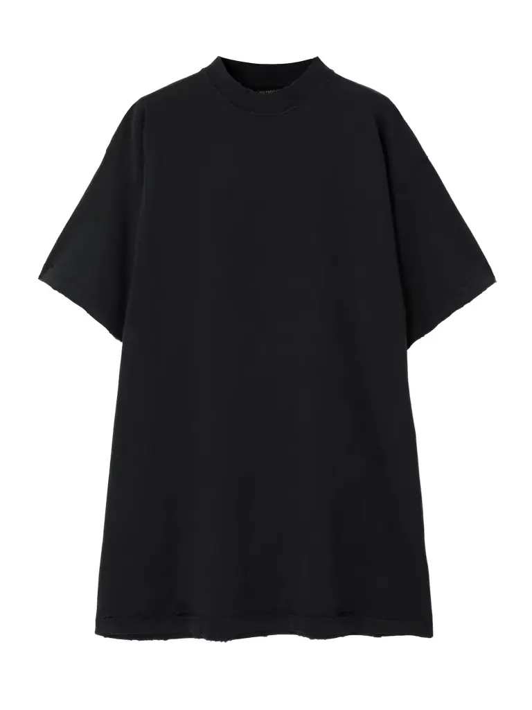 Balenciaga Oversized Distressed Printed Cotton-jersey T-shirt
