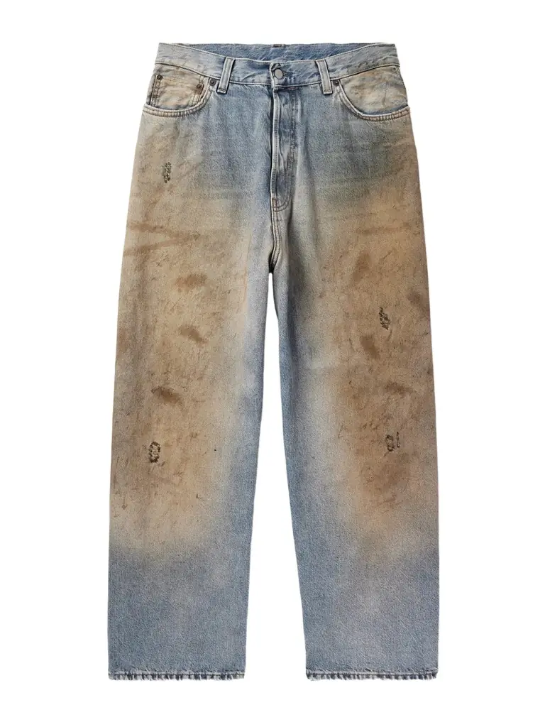 Acne Studios Straight-Leg Distressed Jeans - Men