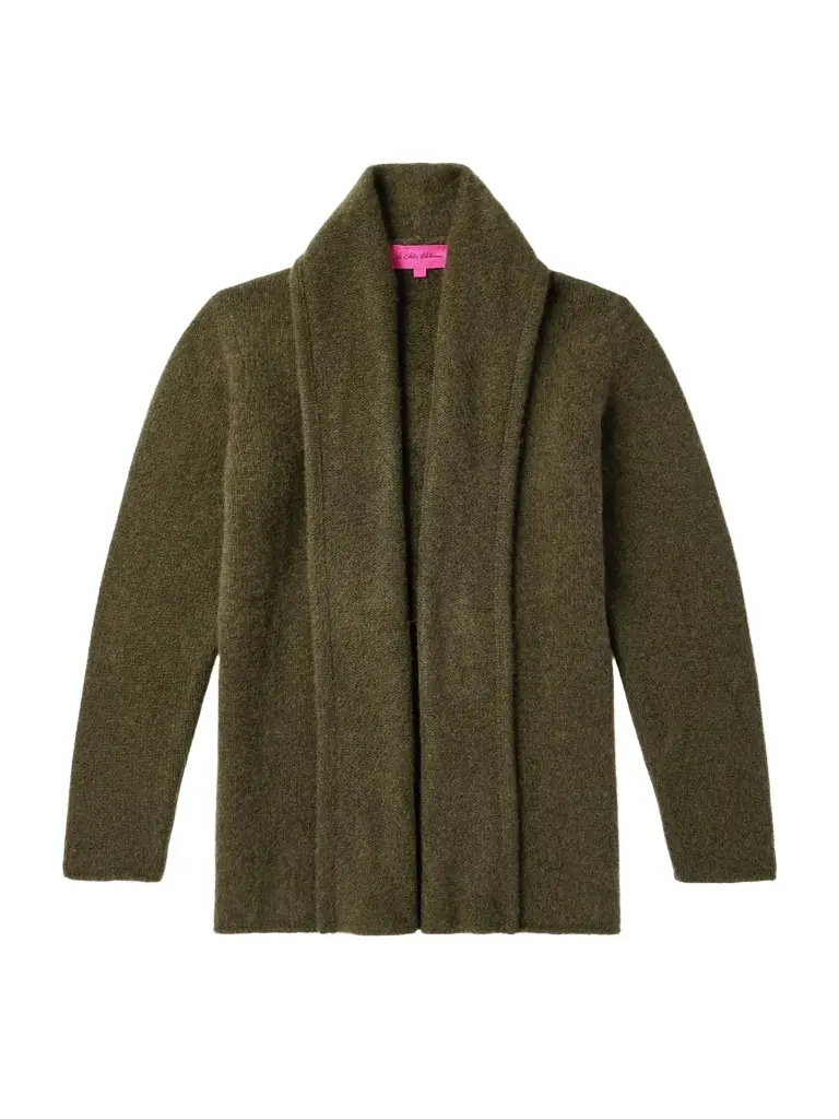 The Elder Statesman Shawl-Collar Cashmere Cardigan - Men