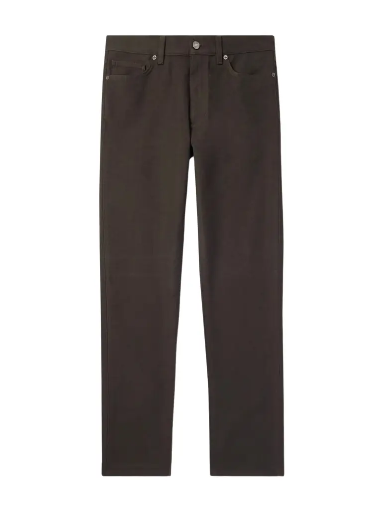 Zegna City Slim-Fit Tapered Cotton and Cashmere-Blend Trousers - Men