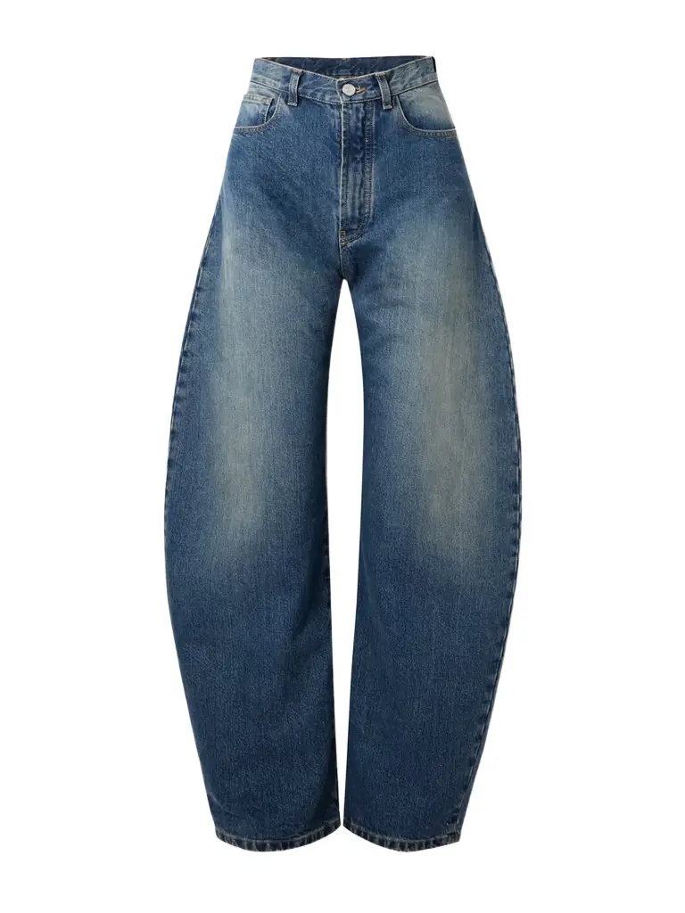 Alaïa High-rise Barrel-leg Jeans