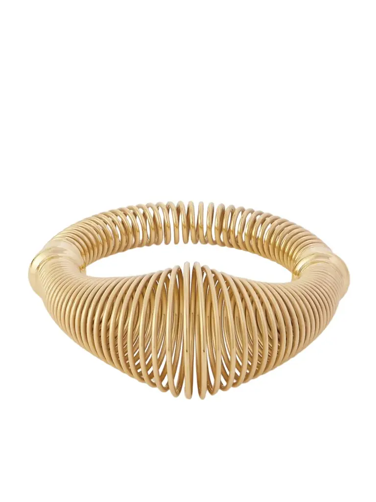 Alaïa Spiral Gold-tone Bracelet