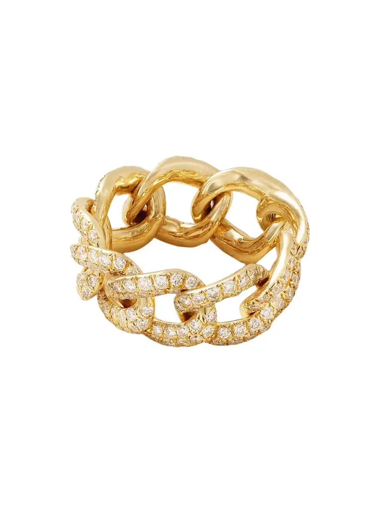 SHAY Essential Link 18-karat Gold Diamond Ring - Women's Jewelry And Watches