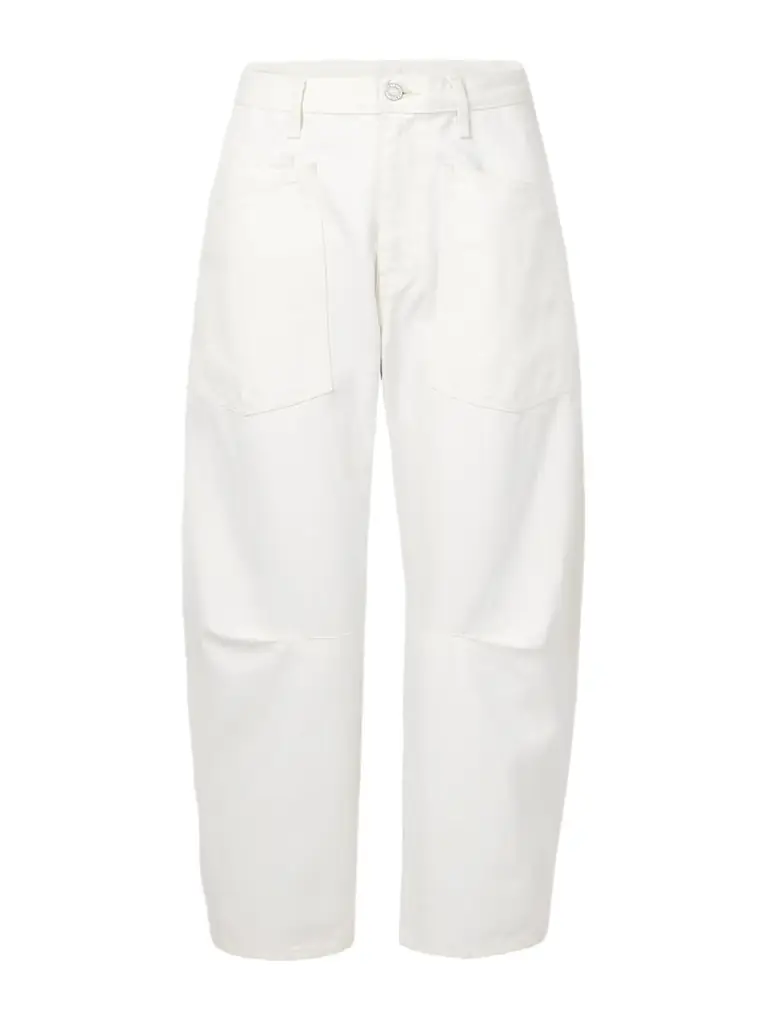 Nili Lotan Shon Cotton-blend Twill Tapered Pants