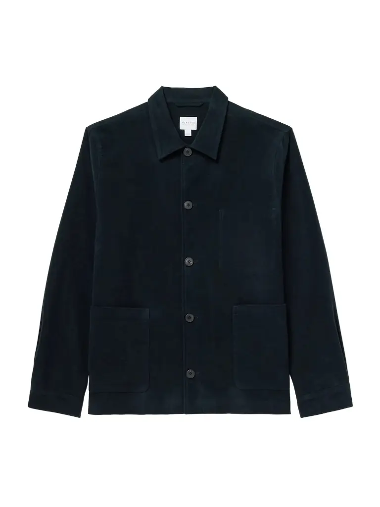 Sunspel Cotton-Blend Moleskin Shirt Jacket - Men