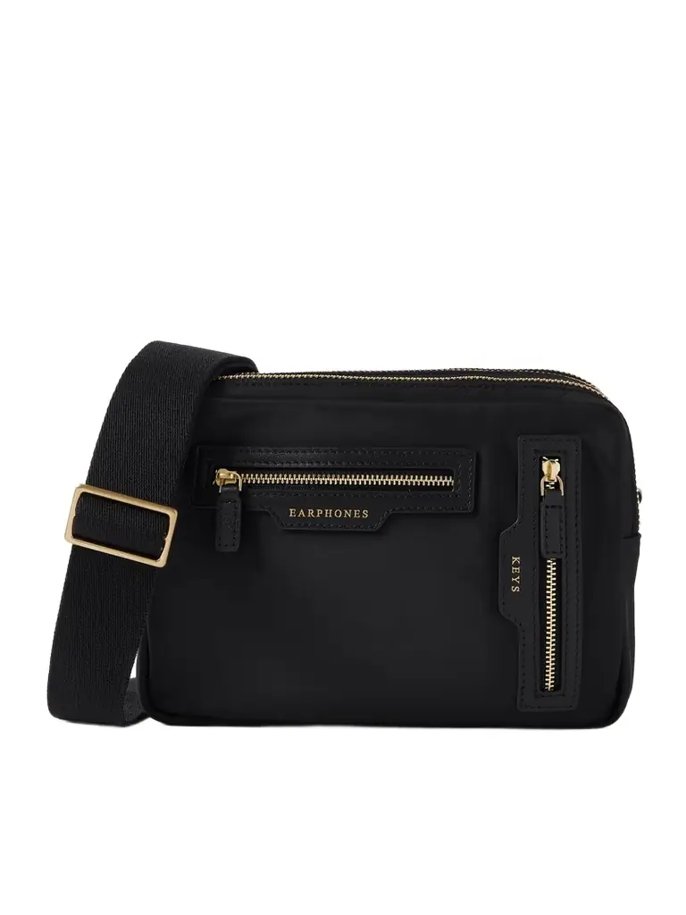 Anya Hindmarch Leather-trimmed Econyl® Shoulder Bag