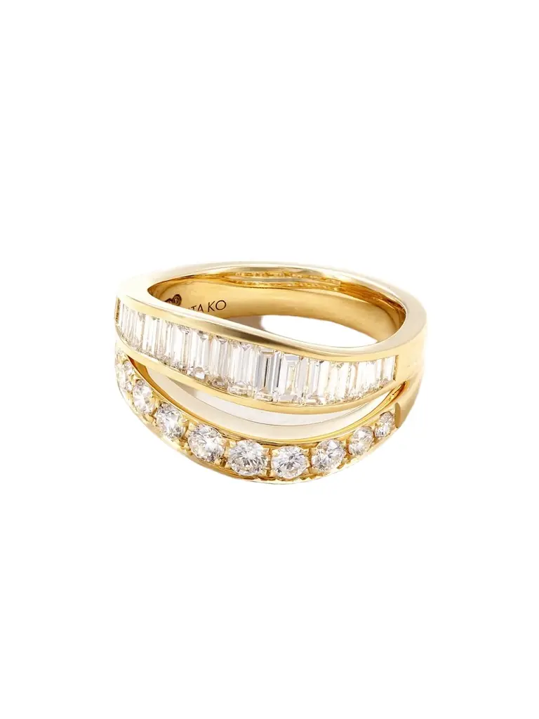 Anita Ko 18-karat Gold Diamond Ring