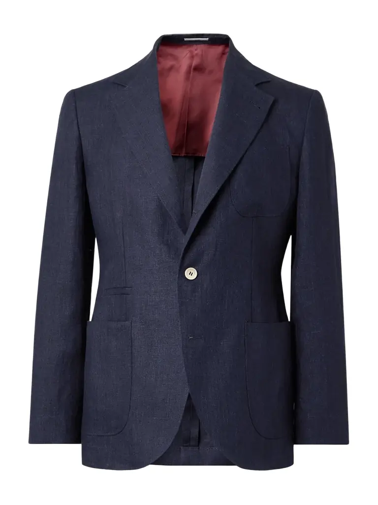 Brunello Cucinelli Linen Suit Jacket - Men